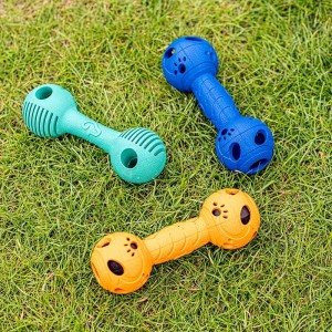 DOG TOY ZOON RUBBER GUMBELL FOR TREATS